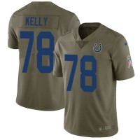 Nike Indianapolis Colts #78 Ryan Kelly Olive Youth Stitched NFL Limited 2017 Salute to Service Jersey