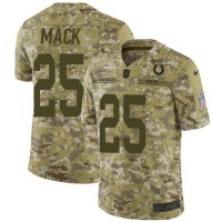Nike Indianapolis Colts #25 Marlon Mack Camo Youth Stitched NFL Limited 2018 Salute to Service Jersey