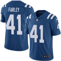 Nike Indianapolis Colts #41 Matthias Farley Royal Blue Team Color Youth Stitched NFL Vapor Untouchable Limited Jersey