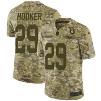 Nike Indianapolis Colts #29 Malik Hooker Camo Youth Stitched NFL Limited 2018 Salute to Service Jersey