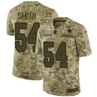 Nike Dallas Cowboys #54 Jaylon Smith Camo Youth Stitched NFL Limited 2018 Salute to Service Jersey