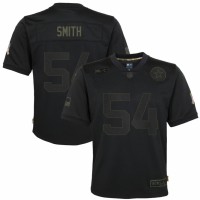 Dallas Dallas Cowboys #54 Jaylon Smith Nike Youth 2020 Salute to Service Game Jersey Black