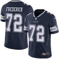 Nike Dallas Cowboys #72 Travis Frederick Navy Blue Team Color Youth Stitched NFL Vapor Untouchable Limited Jersey