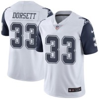 Nike Dallas Cowboys #33 Tony Dorsett White Youth Stitched NFL Limited Rush Jersey