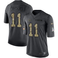 Nike Dallas Cowboys #11 Micah Parsons Black Youth Stitched NFL Limited 2016 Salute to Service Jersey