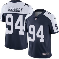 Nike Dallas Cowboys #94 Randy Gregory Navy Blue Thanksgiving Youth Stitched NFL Vapor Untouchable Limited Throwback Jersey