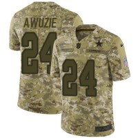 Nike Dallas Cowboys #24 Chidobe Awuzie Camo Youth Stitched NFL Limited 2018 Salute to Service Jersey