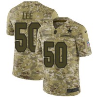 Nike Dallas Cowboys #50 Sean Lee Camo Youth Stitched NFL Limited 2018 Salute to Service Jersey