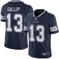 Nike Dallas Cowboys #13 Michael Gallup Navy Blue Team Color Youth Stitched NFL Vapor Untouchable Limited Jersey