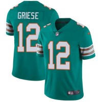 Nike Miami Dolphins #12 Bob Griese Aqua Green Alternate Youth Stitched NFL Vapor Untouchable Limited Jersey