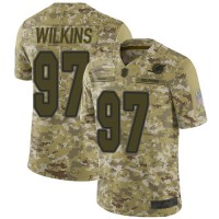 Nike Miami Dolphins #97 Christian Wilkins Camo Youth Stitched NFL Limited 2018 Salute to Service Jersey