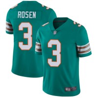 Nike Miami Dolphins #3 Josh Rosen Aqua Green Alternate Youth Stitched NFL Vapor Untouchable Limited Jersey