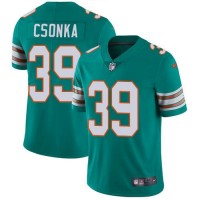 Nike Miami Dolphins #39 Larry Csonka Aqua Green Alternate Youth Stitched NFL Vapor Untouchable Limited Jersey