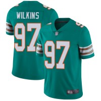 Nike Miami Dolphins #97 Christian Wilkins Aqua Green Alternate Youth Stitched NFL Vapor Untouchable Limited Jersey