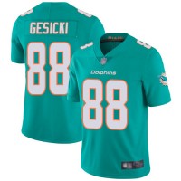 Nike Miami Dolphins #88 Mike Gesicki Aqua Green Team Color Youth Stitched NFL Vapor Untouchable Limited Jersey