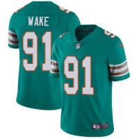 Nike Miami Dolphins #91 Cameron Wake Aqua Green Alternate Youth Stitched NFL Vapor Untouchable Limited Jersey