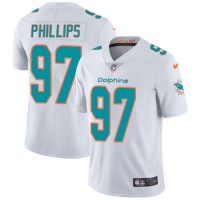 Nike Miami Dolphins #97 Jordan Phillips White Youth Stitched NFL Vapor Untouchable Limited Jersey