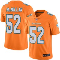 Nike Miami Dolphins #52 Raekwon McMillan Orange Youth Stitched NFL Limited Rush Jersey