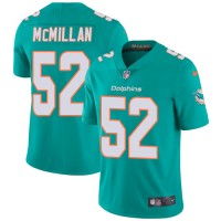 Nike Miami Dolphins #52 Raekwon McMillan Aqua Green Team Color Youth Stitched NFL Vapor Untouchable Limited Jersey