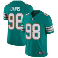 Nike Miami Dolphins #98 Raekwon Davis Aqua Green Alternate Youth Stitched NFL Vapor Untouchable Limited Jersey