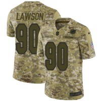Nike Miami Dolphins #90 Shaq Lawson Camo Youth Stitched NFL Limited 2018 Salute To Service Jersey