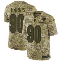 Nike Miami Dolphins #90 Charles Harris Camo Youth Stitched NFL Limited 2018 Salute to Service Jersey