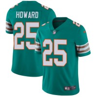 Nike Miami Dolphins #25 Xavien Howard Aqua Green Alternate Youth Stitched NFL Vapor Untouchable Limited Jersey