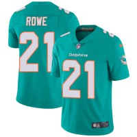 Nike Miami Dolphins #21 Eric Rowe Aqua Green Team Color Youth Stitched NFL Vapor Untouchable Limited Jersey