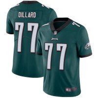 Nike Philadelphia Eagles #77 Andre Dillard Midnight Green Team Color Youth Stitched NFL Vapor Untouchable Limited Jersey