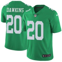 Nike Philadelphia Eagles #20 Brian Dawkins Green Youth Stitched NFL Limited Rush Jersey