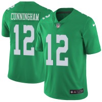 Nike Philadelphia Eagles #12 Randall Cunningham Green Youth Stitched NFL Limited Rush Jersey