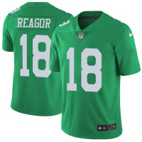 Nike Philadelphia Eagles #18 Jalen Reagor Green Youth Stitched NFL Limited Rush Jersey