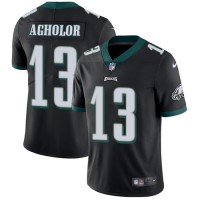 Nike Philadelphia Eagles #13 Nelson Agholor Black Alternate Youth Stitched NFL Vapor Untouchable Limited Jersey