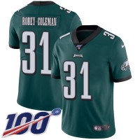 Nike Philadelphia Eagles #31 Nickell Robey-Coleman Green Team Color Youth Stitched NFL 100th Season Vapor Untouchable Limited Jersey