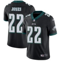 Nike Philadelphia Eagles #22 Sidney Jones Black Alternate Youth Stitched NFL Vapor Untouchable Limited Jersey