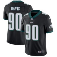 Nike Philadelphia Eagles #90 Jordan Davis Black Alternate Youth Stitched NFL Vapor Untouchable Limited Jersey