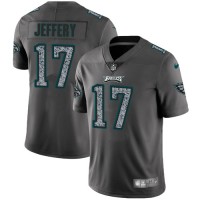 Nike Philadelphia Eagles #17 Alshon Jeffery Gray Static Youth Stitched NFL Vapor Untouchable Limited Jersey