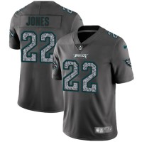 Nike Philadelphia Eagles #22 Sidney Jones Gray Static Youth Stitched NFL Vapor Untouchable Limited Jersey