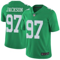 Nike Philadelphia Eagles #97 Malik Jackson Green Youth Stitched NFL Limited Rush Jersey