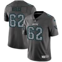 Nike Philadelphia Eagles #62 Jason Kelce Gray Static Youth Stitched NFL Vapor Untouchable Limited Jersey
