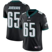 Nike Philadelphia Eagles #65 Lane Johnson Black Alternate Youth Stitched NFL Vapor Untouchable Limited Jersey