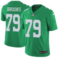 Nike Philadelphia Eagles #79 Brandon Brooks Green Youth Stitched NFL Limited Rush Jersey