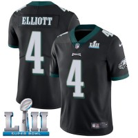 Nike Philadelphia Eagles #4 Jake Elliott Black Alternate Super Bowl LII Youth Stitched NFL Vapor Untouchable Limited Jersey