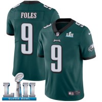 Nike Philadelphia Eagles #9 Nick Foles Midnight Green Team Color Super Bowl LII Youth Stitched NFL Vapor Untouchable Limited Jersey