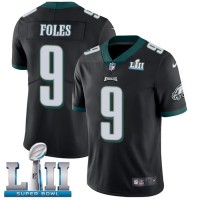 Nike Philadelphia Eagles #9 Nick Foles Black Alternate Super Bowl LII Youth Stitched NFL Vapor Untouchable Limited Jersey