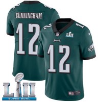 Nike Philadelphia Eagles #12 Randall Cunningham Midnight Green Team Color Super Bowl LII Youth Stitched NFL Vapor Untouchable Limited Jersey