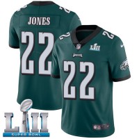 Nike Philadelphia Eagles #22 Sidney Jones Midnight Green Team Color Super Bowl LII Youth Stitched NFL Vapor Untouchable Limited Jersey
