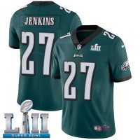 Nike Philadelphia Eagles #27 Malcolm Jenkins Midnight Green Team Color Super Bowl LII Youth Stitched NFL Vapor Untouchable Limited Jersey