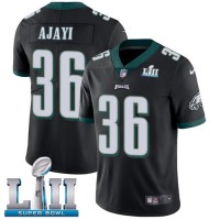 Nike Philadelphia Eagles #36 Jay Ajayi Black Alternate Super Bowl LII Youth Stitched NFL Vapor Untouchable Limited Jersey