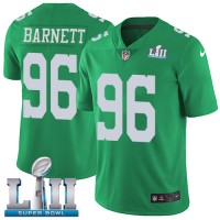 Nike Philadelphia Eagles #96 Derek Barnett Green Super Bowl LII Youth Stitched NFL Limited Rush Jersey
